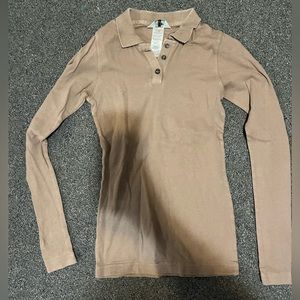 Hard Tail long sleeve cotton polo shirt size XS.